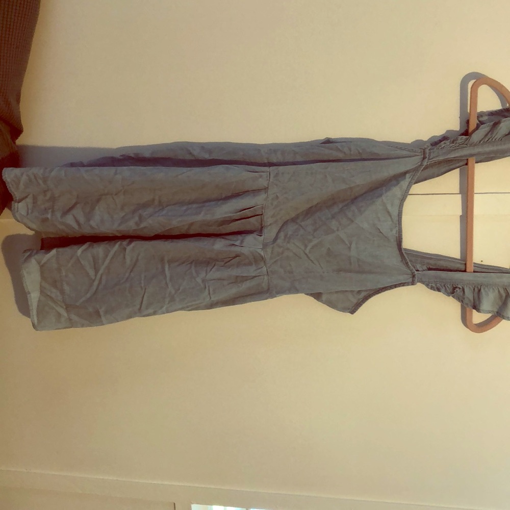 Light blue denim summer dress